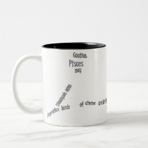 Spaß und Inspirierend Design für den täglichen Geb Zweifarbige Tasse