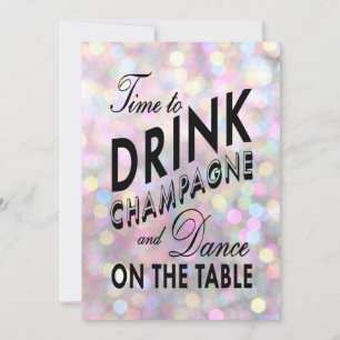 Spaß und Kokette Verlobung Einladung