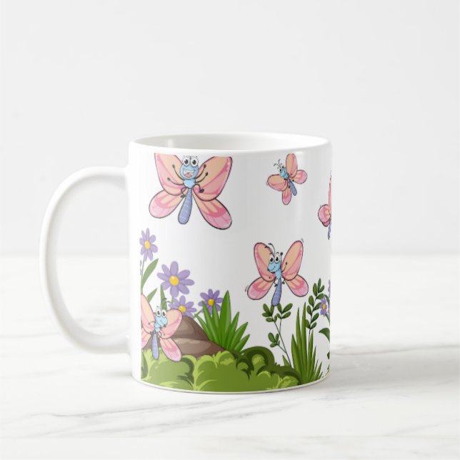 Spaß und Niedliches Design Kaffeetasse (Links)