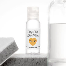 Spaß und Niedliches Gelbes Herz Reisen Flasche Set