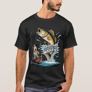 Spaß und Spiele, bis jemand einen Glasaugenbarsch T-Shirt