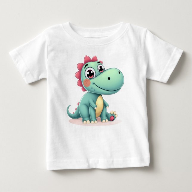 Spaß und spielerisches Dino-Design für Jungs und M Baby T-shirt (Vorderseite)