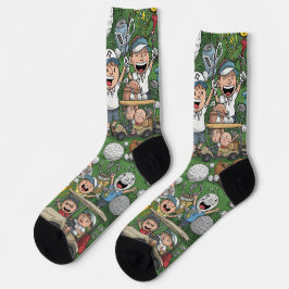 Spaß und Whimsical Cartoon für Kinder Socken