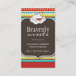 Spaß und wunderliche Bäckerei-Visitenkarte des Visitenkarte