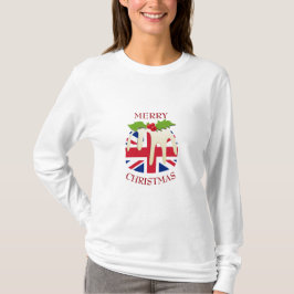 Spaß | UNION JACK UK | Weihnachts-Pudding-T - Shir T-Shirt