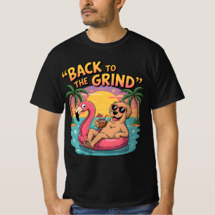 Spaß Urlaub Hund Cool Golden Retriever Beach Shirt