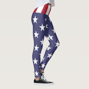 Spaß! ★ USA Sterne und Streifen Leggings – Patriot