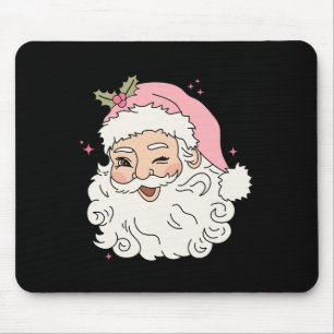Spaß Vintag Pink Weihnachtsmann Pink Weihnachten M Mousepad