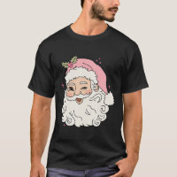Spaß Vintag Pink Weihnachtsmann Pink Weihnachten M