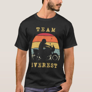 Spaß Vintag Retro Sunset Everest Motorrad Biker T-Shirt
