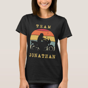 Spaß Vintag Retro Sunset Jonathan Motorrad Rider T-Shirt