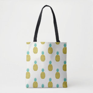 Spaß Vintage Ananas Nahtlose Illustration.