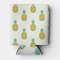 Spaß Vintage Ananas Nahtlose Illustration.