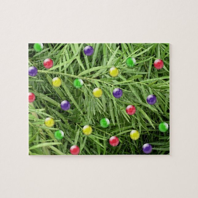 Spaß Weihnachten 3D Ornamente Jigsaw Puzzle (Horizontal)