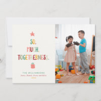 Spaß Weihnachten Foto SO VIEL TOGETHERNESS Retro