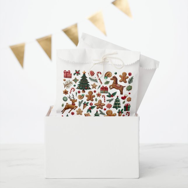 Spaß Weihnachten Gefälligkeitssägen Geschenktütchen (Party)