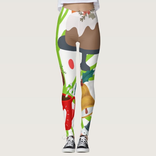 Spaß Weihnachten Leggings! Leggings (Vorderseite)