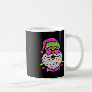 Spaß Weihnachten mit Sonnenbrille Weihnachten Rosa Kaffeetasse