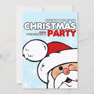 Spaß Weihnachten-Party Einladungen