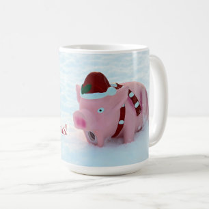 Spaß Weihnachten Piggy Coffee Cup! Kaffeetasse
