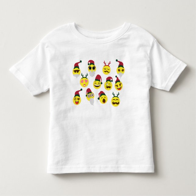 Spaß-WeihnachtenEmoji Shirt (Vorderseite)