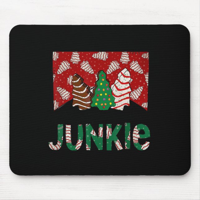 Spaß Weihnachtsbaum Cake Junkie Tis The Season Wes Mousepad (Vorne)