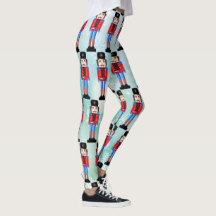 Spaß-Weihnachtsnussknacker-Muster Leggings
