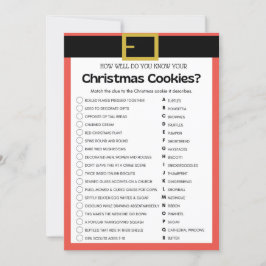 Spaß Weihnachtsspiel - Nicht bearbeitbar - Einladung