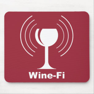 Spaß Wein-FI Mousepad