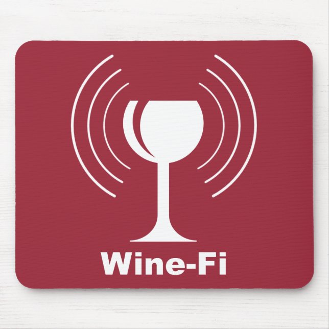 Spaß Wein-FI Mousepad (Vorne)