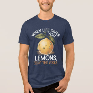 Spaß, wenn das Leben Ihnen Zitronen bringt den Wod Tri-Blend Shirt