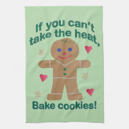 Spaß "Wenn du nicht die Hitze nehmen kannst" Lebku Geschirrtuch