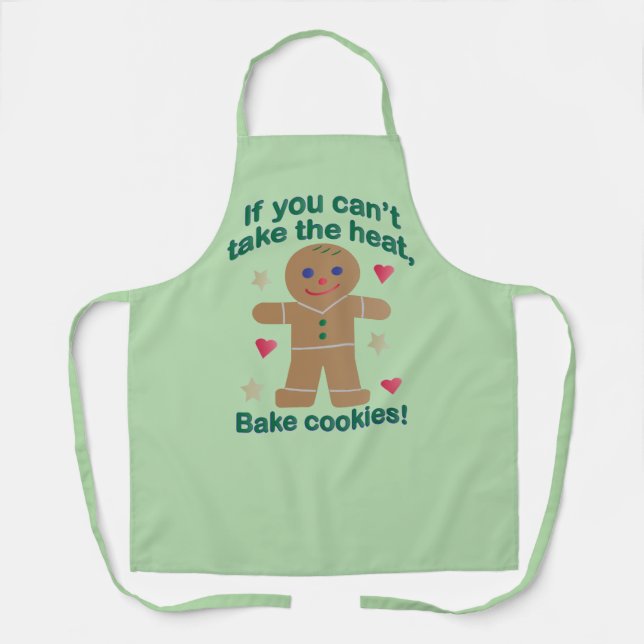 Spaß "Wenn du nicht die Hitze nehmen kannst" Lebku Schürze (Vorderseite)