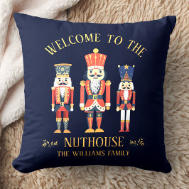 Spaß Willkommen bei Nuthouse Nutcracker Weihnachte Kissen