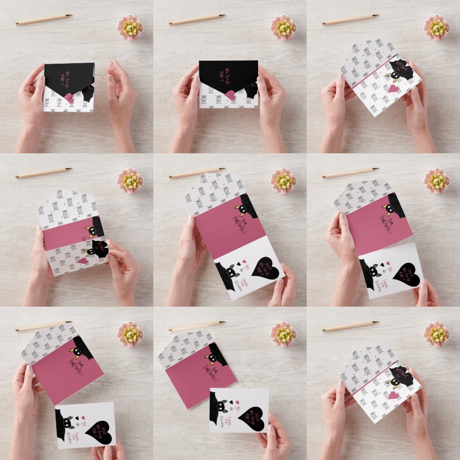 Spaß wirst du meine sein? Liebe der Fledermäuse + All In One Einladung