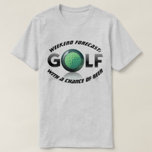 Spaß-"Wochenende prognostiziert: Golf mit einer T-Shirt