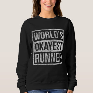 Spaß Worlds - der beste Runner Marathon Sweatshirt