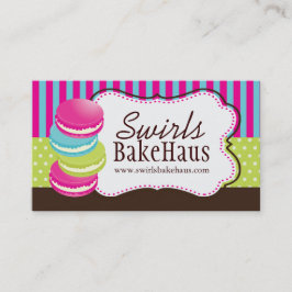 Spaß wunderliche Macarons Visitenkarten Visitenkarte