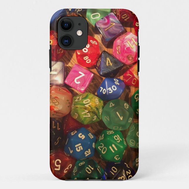 Spaß-Würfelentwurf für Gamers Case-Mate iPhone Hülle (Rückseite)