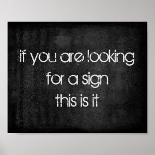 Spaß Zitat auf bedrücktem dunkelgrau Poster