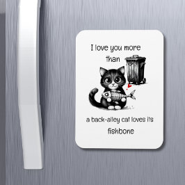 Spaß Zitat Flirt Cat Funny Valentinstag Geschenk Magnet