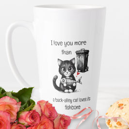 Spaß Zitat Flirt Cat Funny Valentinstag Geschenk Milchtasse