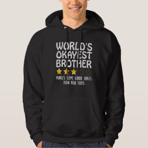 Spaß Zitat World's beste große Bruder-Schwester fü Hoodie