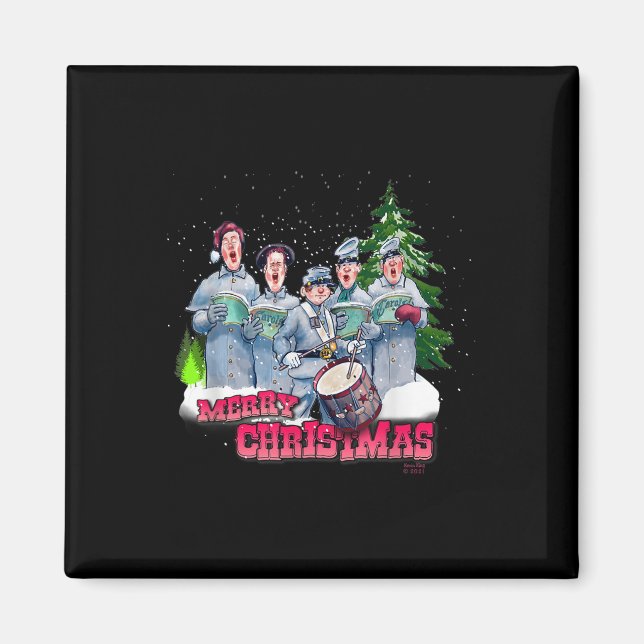 Spaß Ziviler Krieg Weihnachten Magnet (Vorne)
