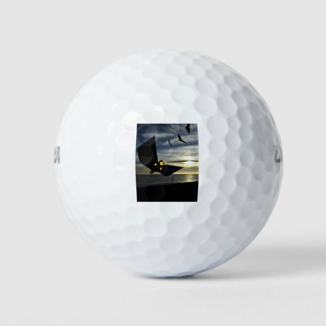 Spaß zu Halloween Golfball (Vorderseite)