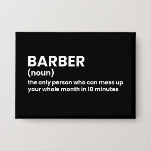 Spaß zur Barberdefinition Button