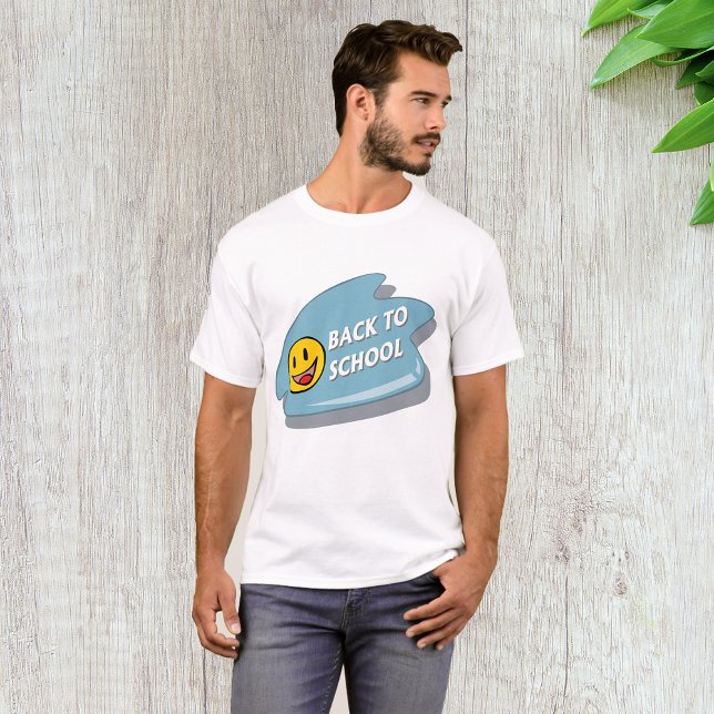 Spaß zurück zum Smiley der Schule T-Shirt (Von Creator hochgeladen)