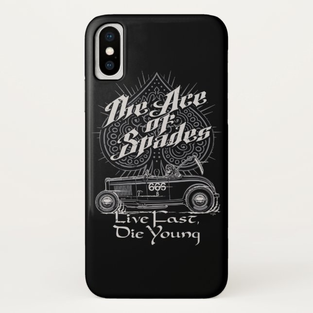 Spaßaison - Frisierte Auto Roadster - Case-Mate iPhone Hülle (Rückseite)