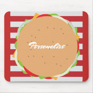 Spaßhamburger mousepad