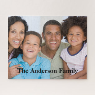 Spaßige Familienfoto-Personalisierung Puzzle
